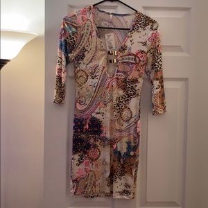 Paisley Dress with a touch of Gold